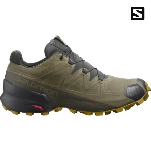 Tenis Para Trail Running Salomon Speedcross 5 GTX Hombre Verde Oliva | MX TMHX950